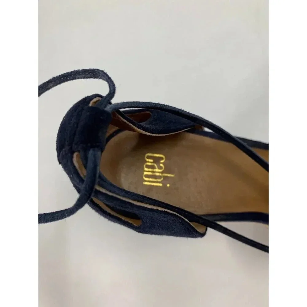 Cabi Women's Isla Wedge Espadrilles Ankle Wrap‎ Sandals #6001 Size 9.5